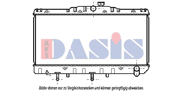 AKS DASIS Jäähdytin,moottorin jäähdytys 210026N